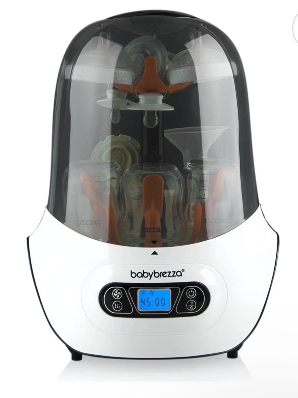 Baby Brezza White Electric Baby Bottle Sterilizer and Dryer